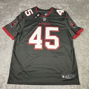 Nike Tampa Bay Buccaneers On Field Jersey Mens XL Devin White Gray Red NFL #45